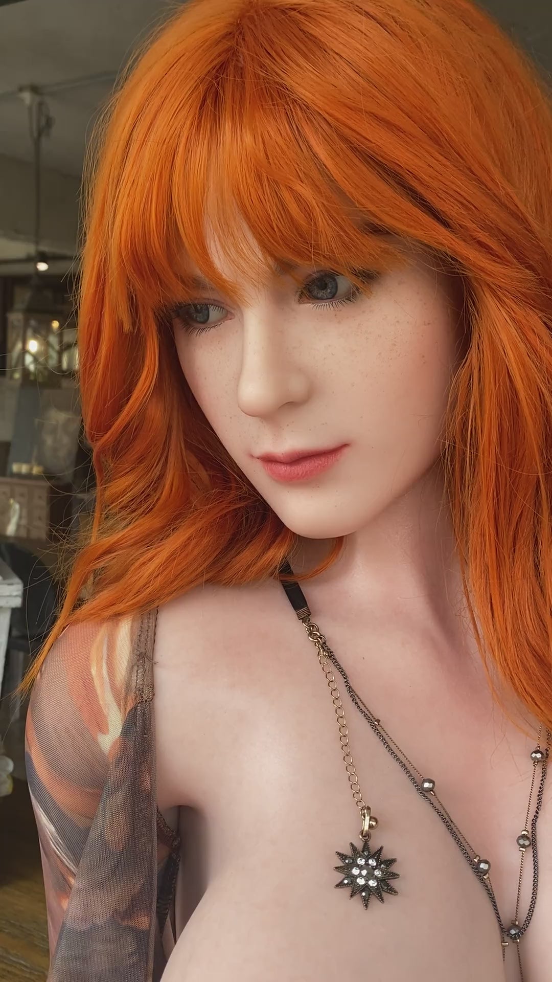 Branquia muñeca sexual (Starpery 172 cm copa F TPE+silicona)