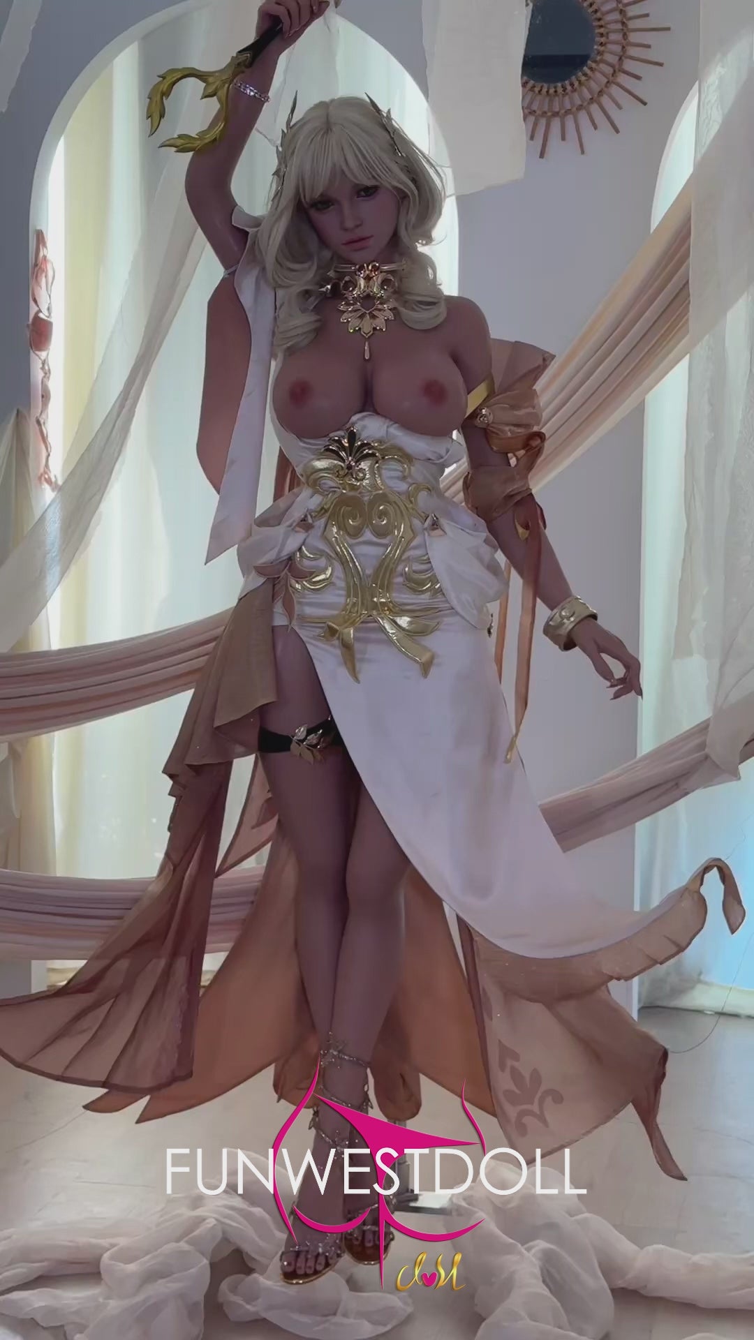 Boneca Sexual Bella (FunWest Doll Copa G de 157 cm #037SJ RST silicone)