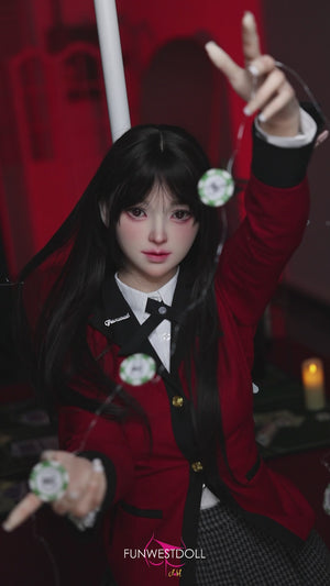 Yumeko Jabami muñeca sexual (FunWest Doll 159cm A-CUP #038S Silicone)