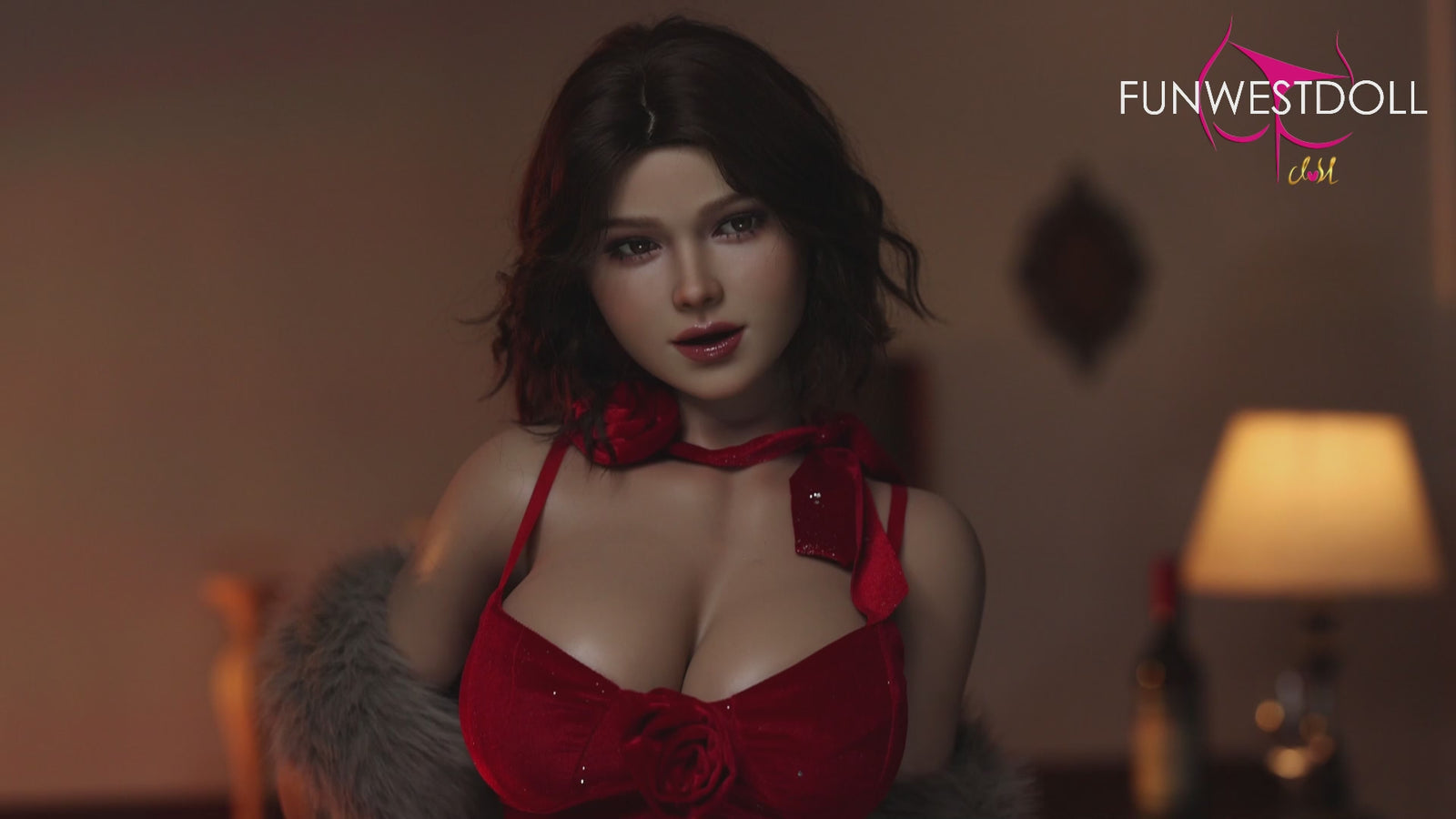 Rosa muñeca sexual (FunWest Doll 157 cm Copa G #043SJ Silicona) EXPRESS