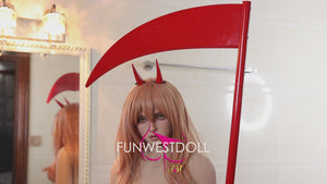 Boneca sexual de lírio (FunWest Doll 159cm A-Cup #036 TPE)