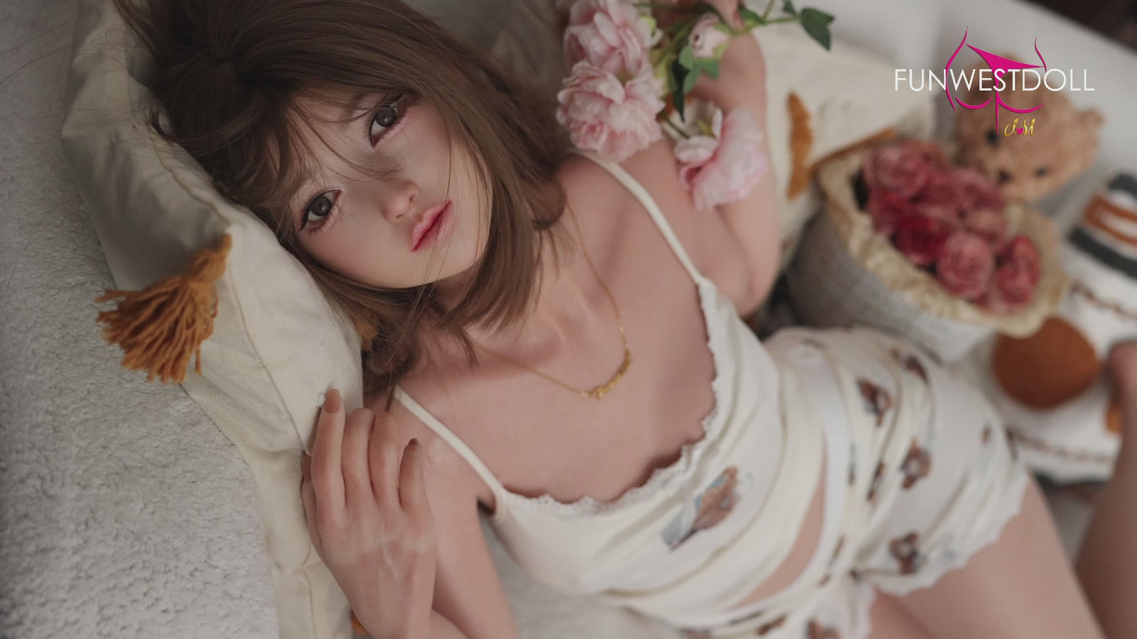 Boneca sexual Amy (FunWest Doll Copo A de 159cm #041S Silicone)