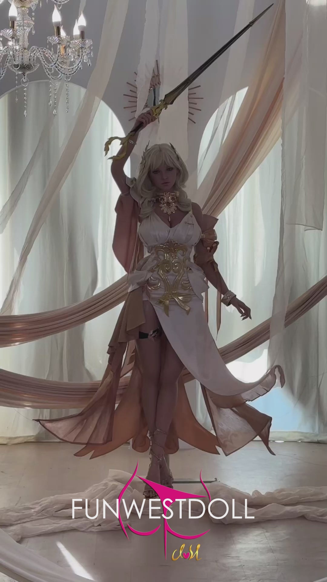 Boneca Sexual Bella (FunWest Doll Copa G de 157 cm #037SJ RST silicone)