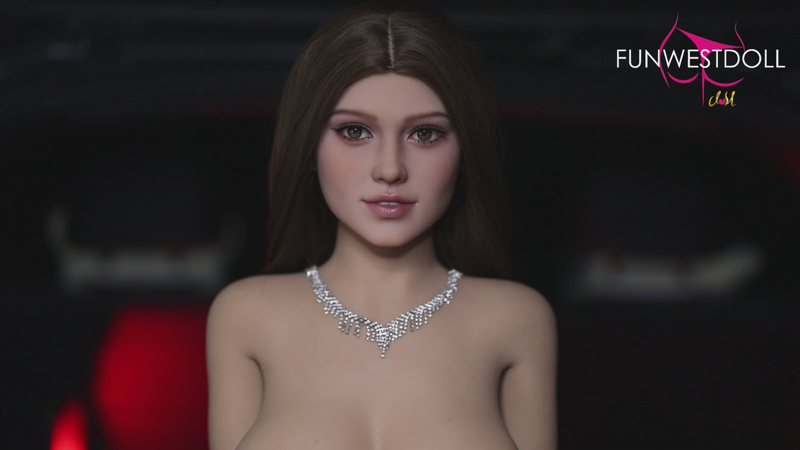 Boneca Sexual Rosa (FunWest Doll Copa F de 155 cm #043 TPE)