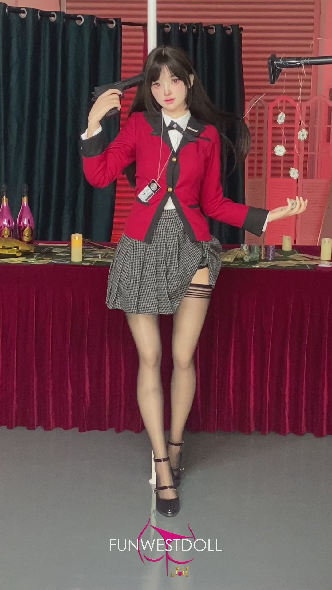 Yumeko Jabami muñeca sexual (FunWest Doll 159 cm Copa A #038S Silicona)