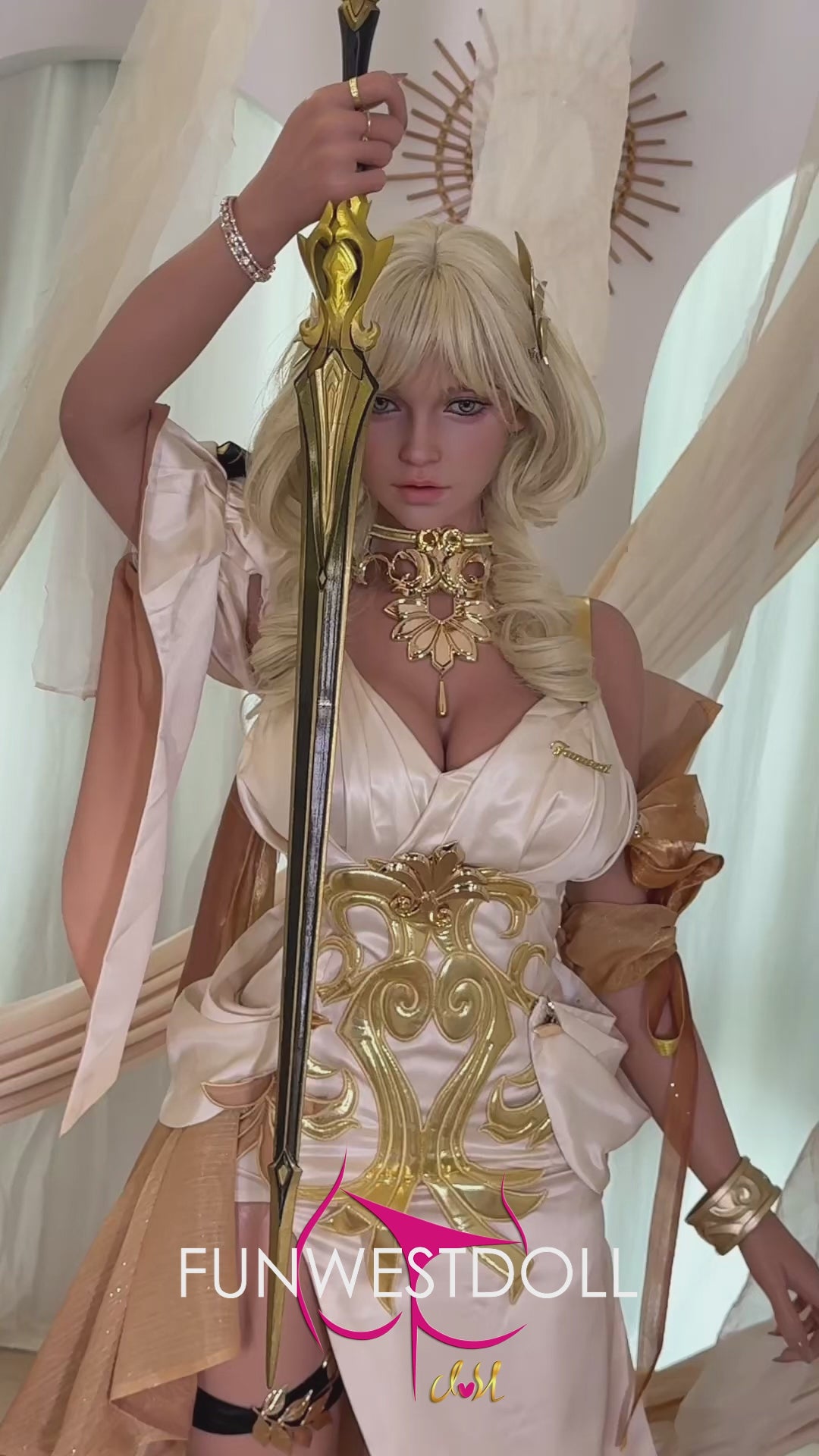 Boneca Sexual Bella (FunWest Doll Copa G de 157 cm #037SJ RST silicone)