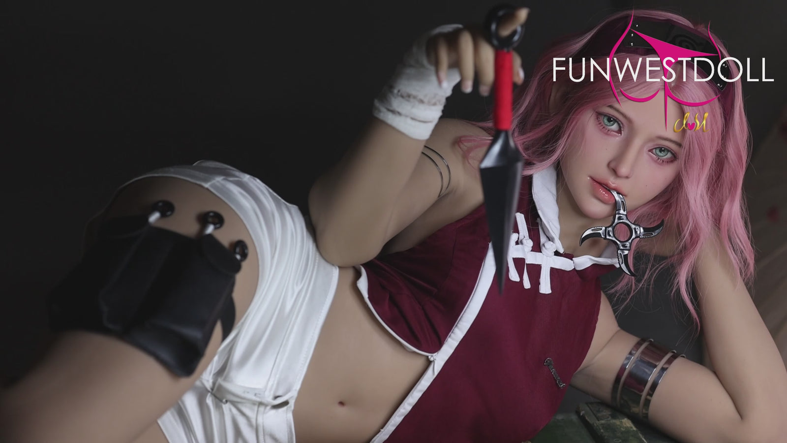 Boneca sexual Sakura Alice (FunWest Doll Copo A de 159cm #038 TPE)