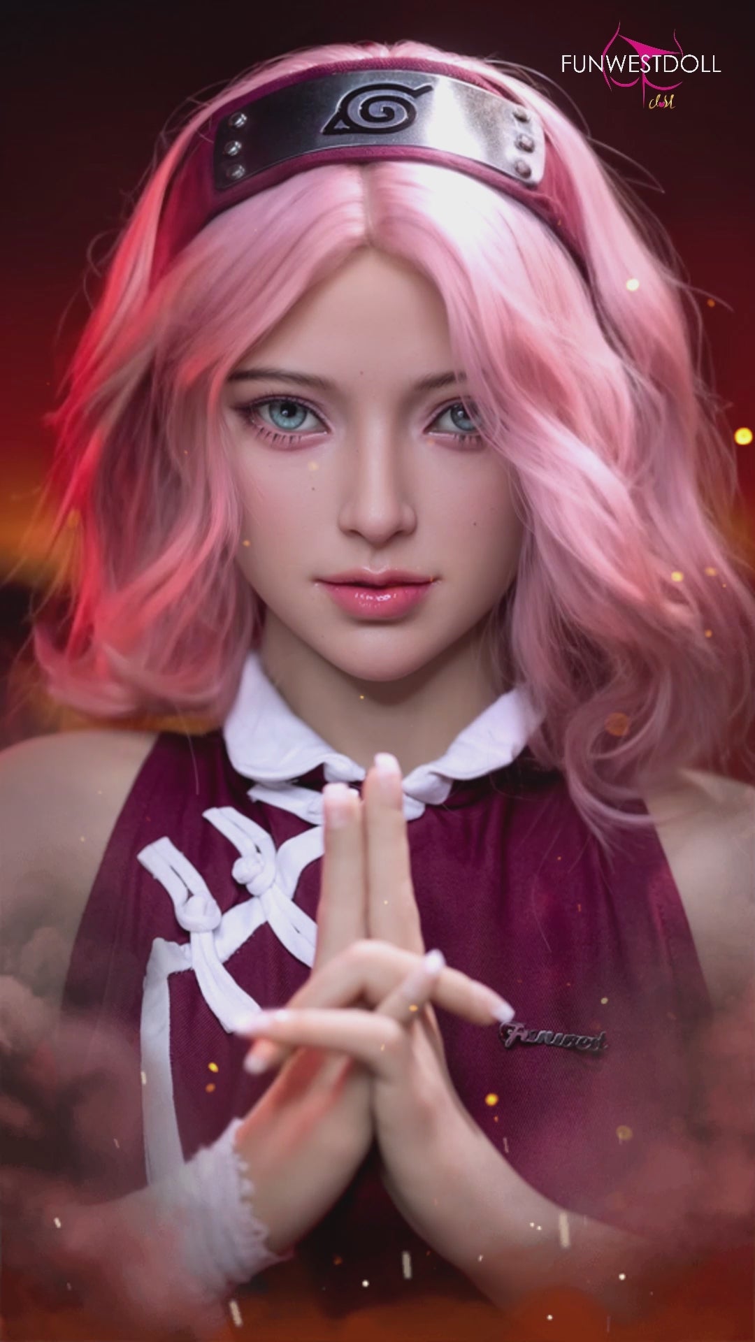 Boneca sexual Sakura Alice (FunWest Doll Copo A de 159cm #038 TPE)