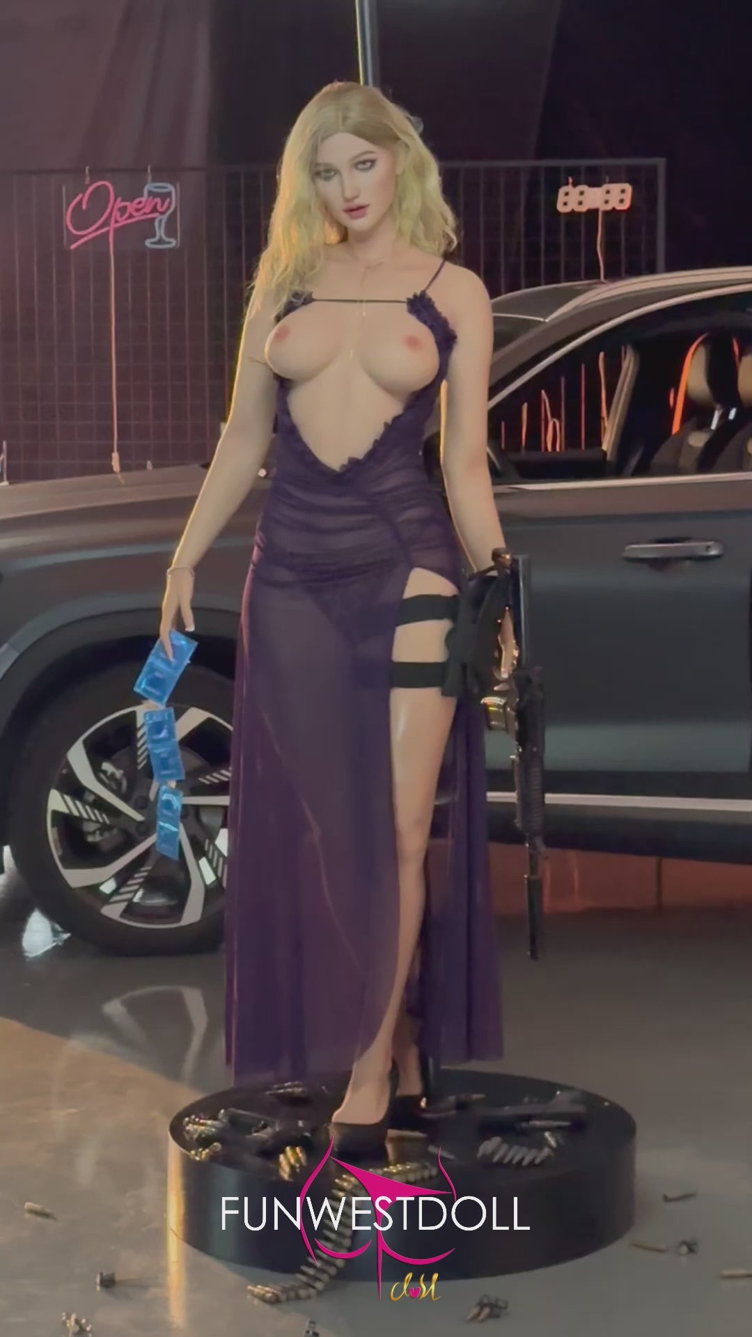 Skylar boneca sexual (FunWest Doll Copa D de 168 cm #044S RST Silicone)