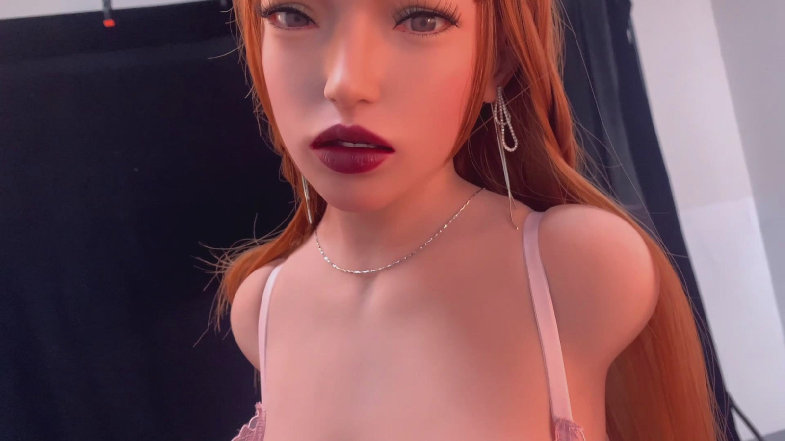 polly torso muñeca sexual (Climax Doll Pro 110cm A-cup TPE+Silicona)