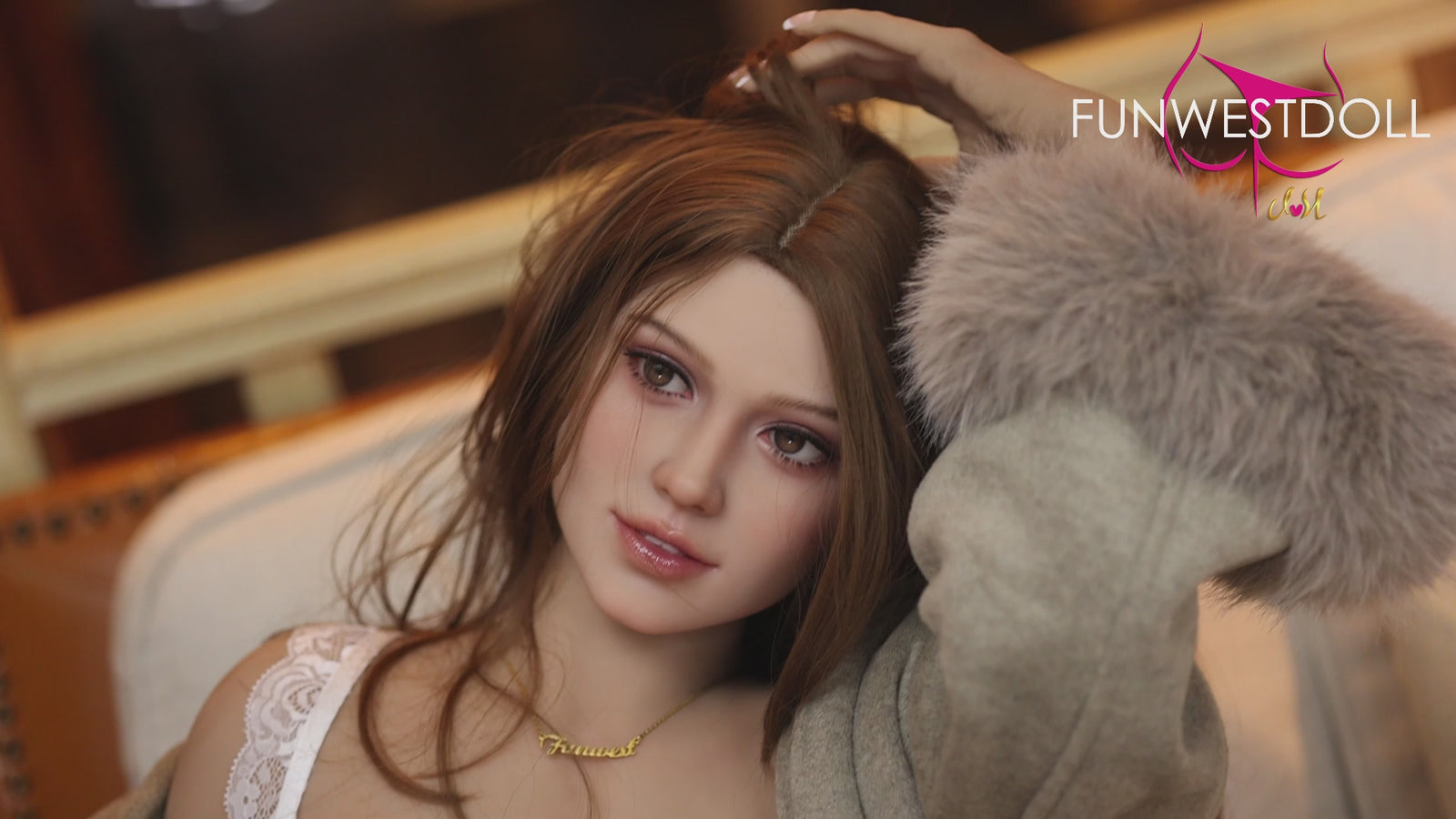 Rosa muñeca sexual (FunWest Doll 157 cm Copa G #043 S-TPE) EXPRESS