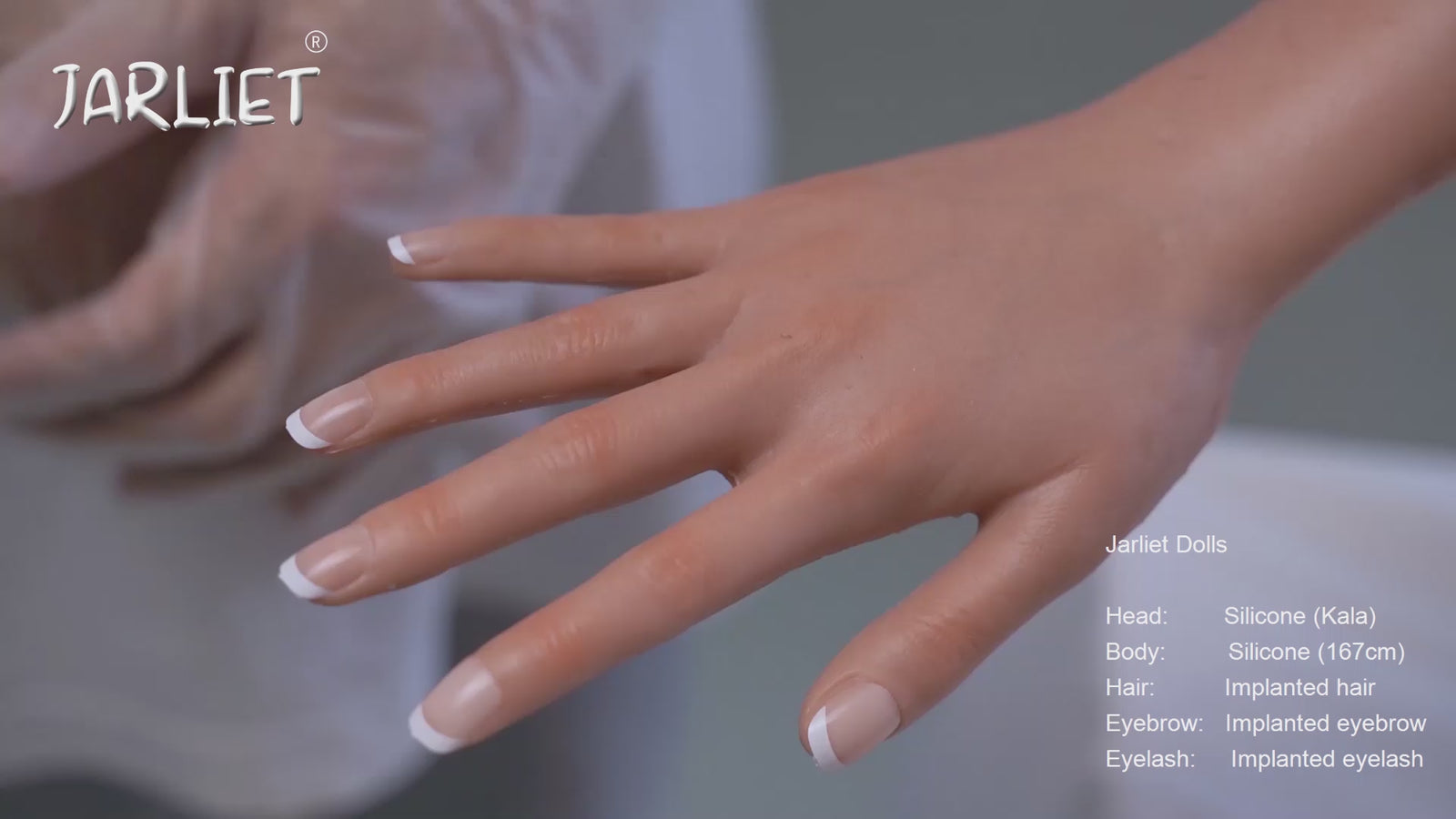 Boneca Sexual Careca (Jarliet Silicone de copa B de 167 cm)
