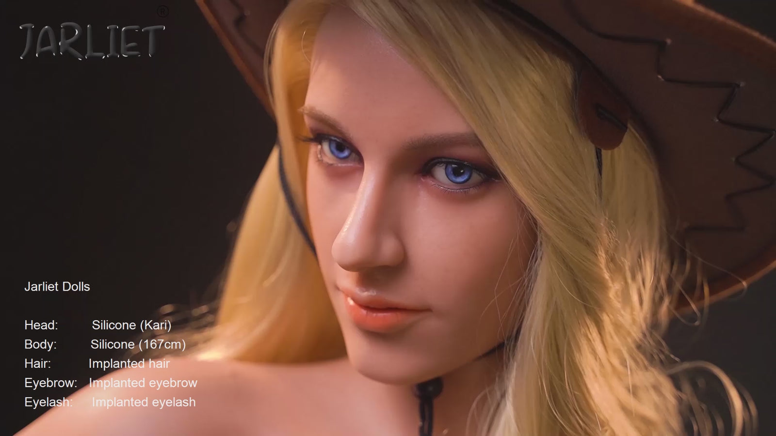 kari muñeca sexual (Jarliet 167 cm copa B de silicona)