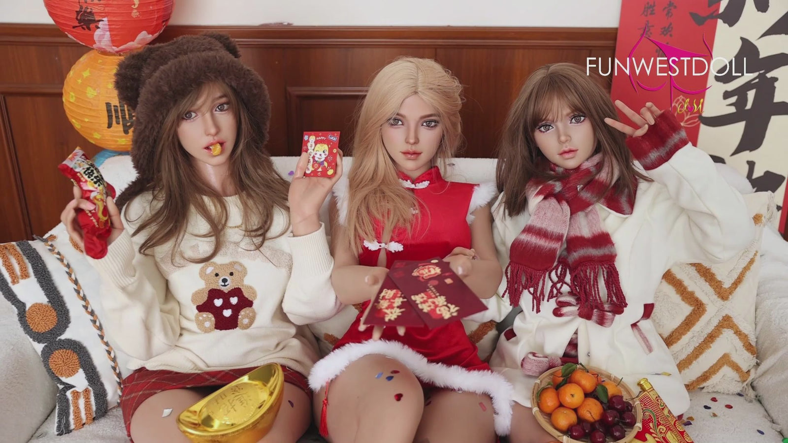 Lirio muñeca sexual (FunWest Doll 156cm Copa F #036S Silicona)