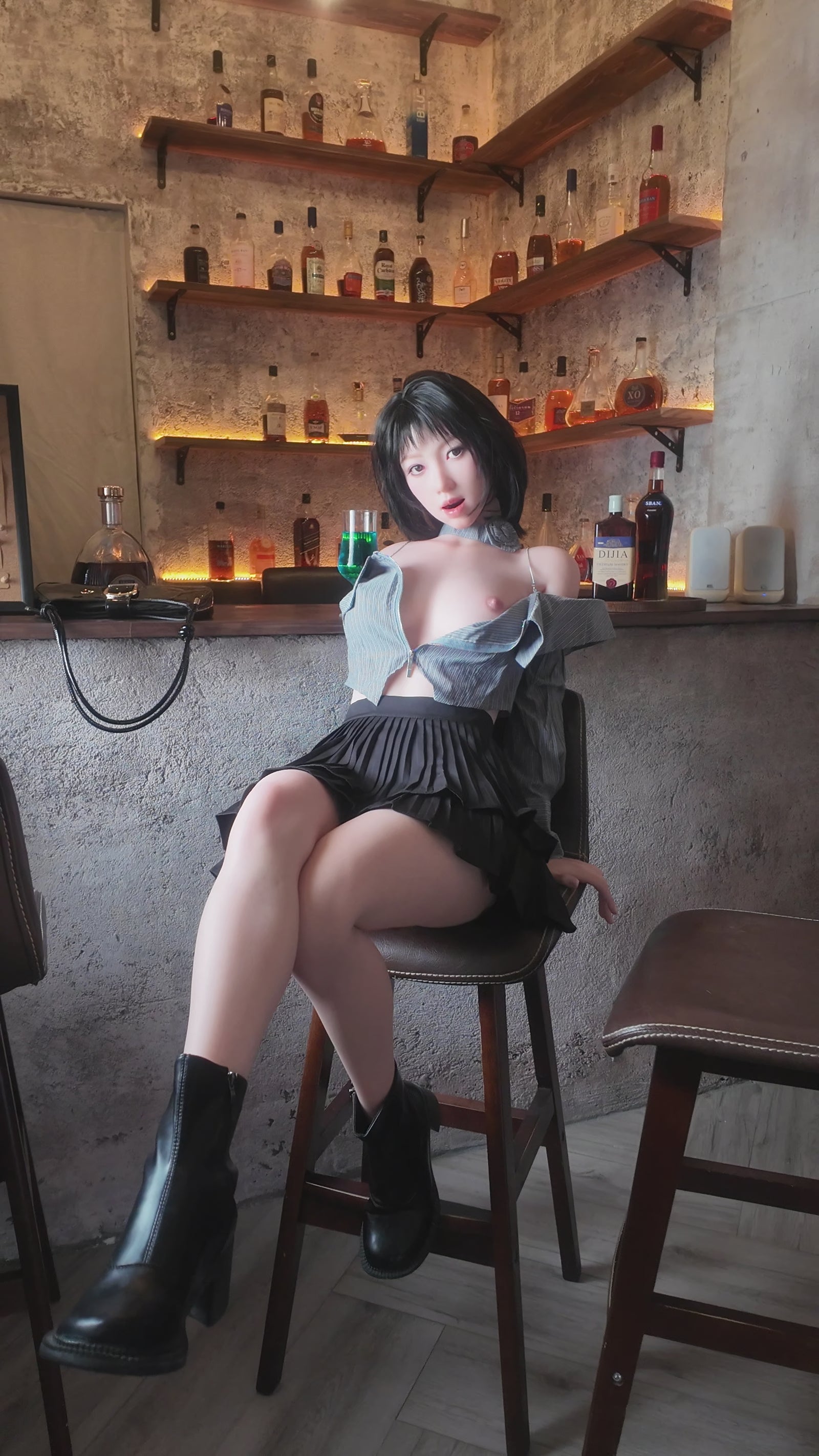 nicole muñeca sexual (Zelex 162 cm D-Cup GE68-1 Silicona)