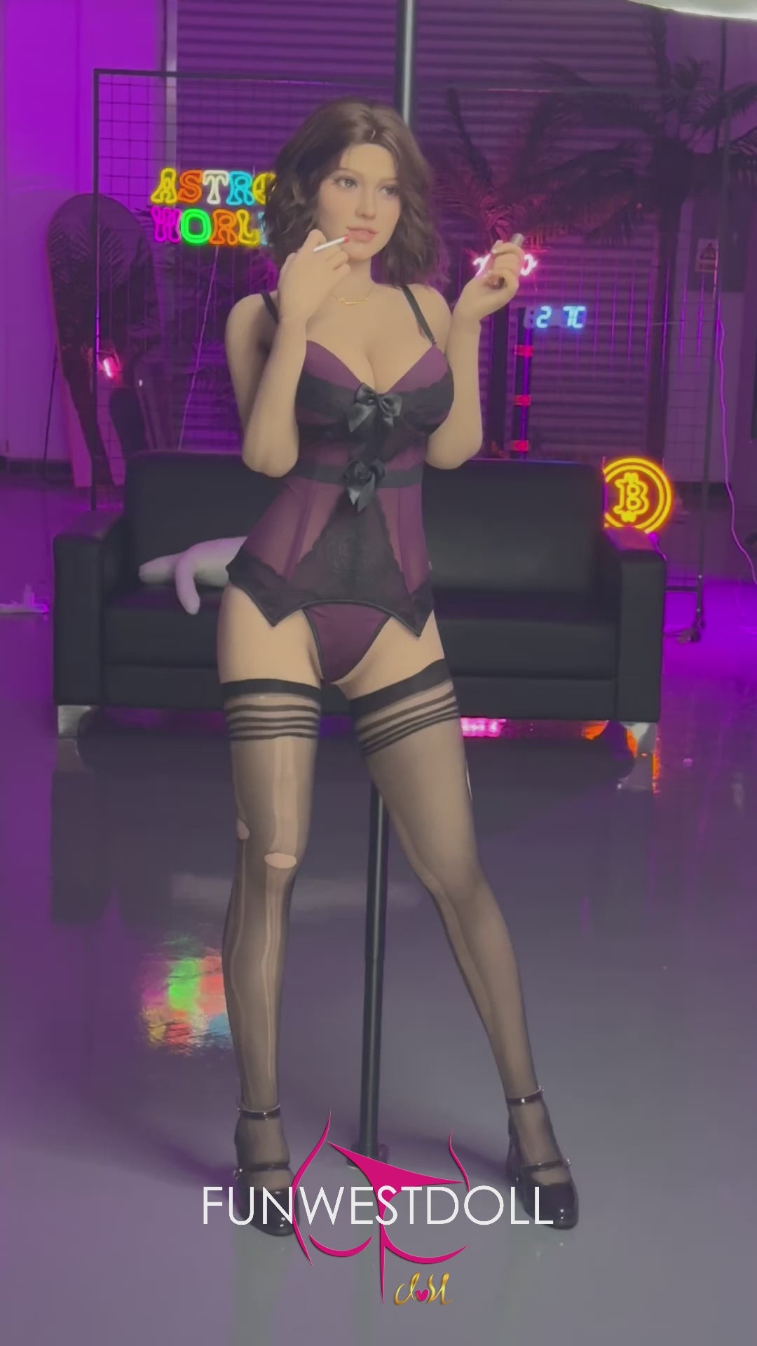 Rosa muñeca sexual (FunWest Doll Copa F de 162 cm #043 S-TPE) EXPRESS