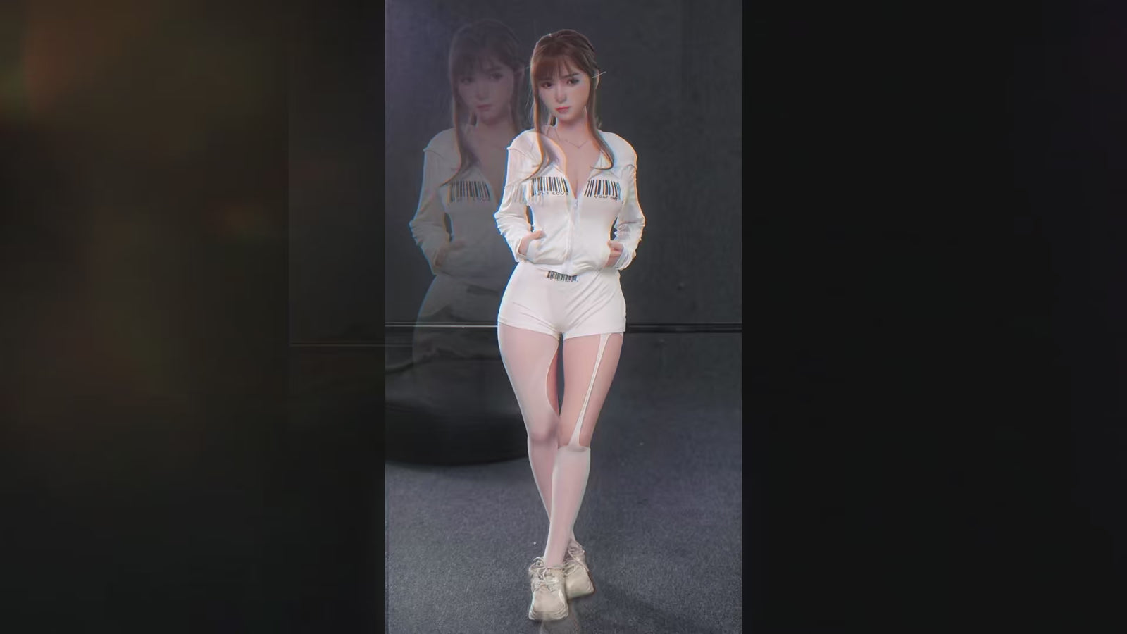 Boneca sexual Dong Lan (YJL Doll Copo C de 155cm #864 TPE+Silicone) EXPRESS