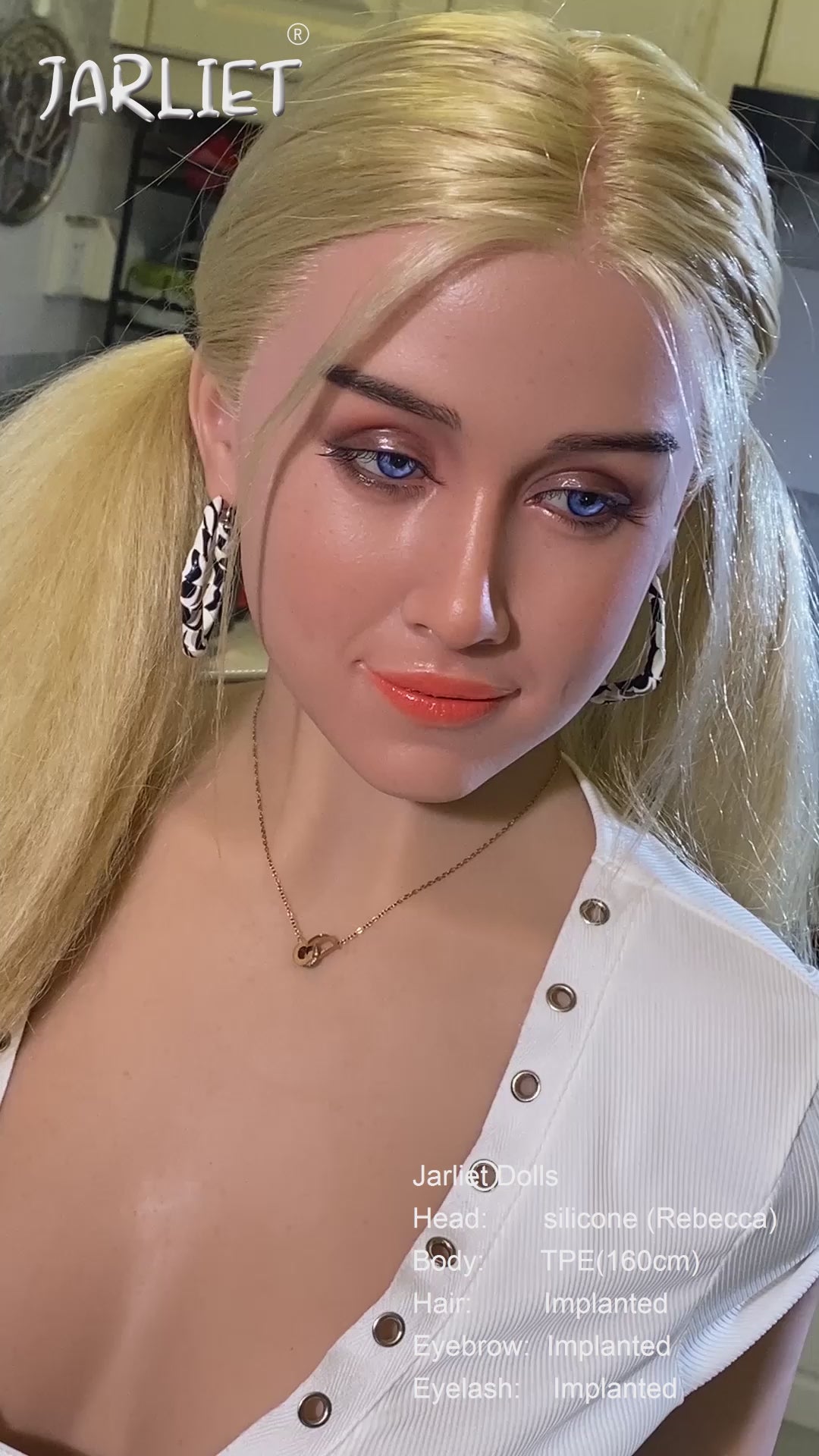Boneca sexual Rebecca (Jarliet Copo D de 160cm TPE+Silicone)