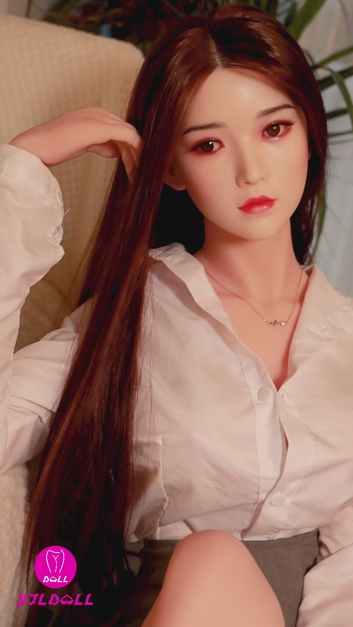Zhou Ting muñeca sexual (YJL Doll Copa F de 170 cm #804 TPE+silicona)
