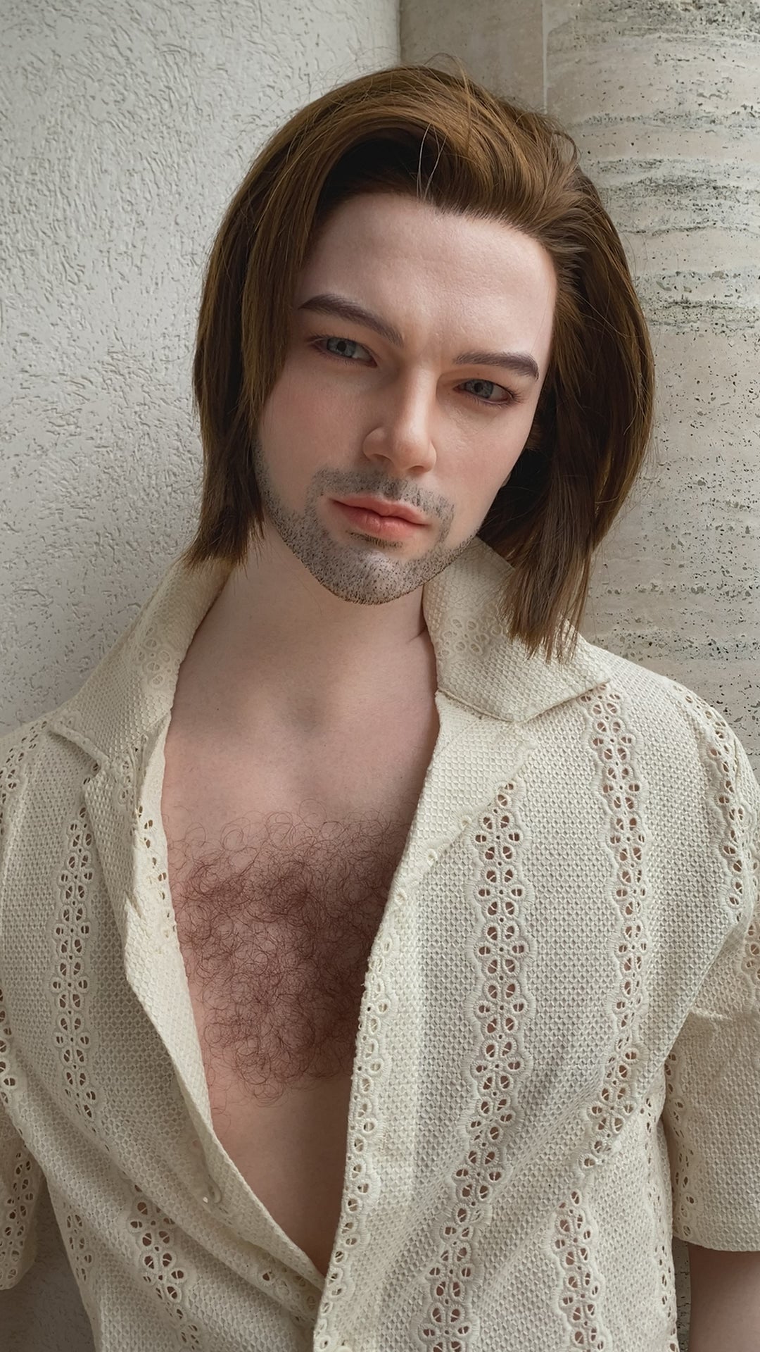 César macho muñeca sexual (Starpery 180cm Silicona)