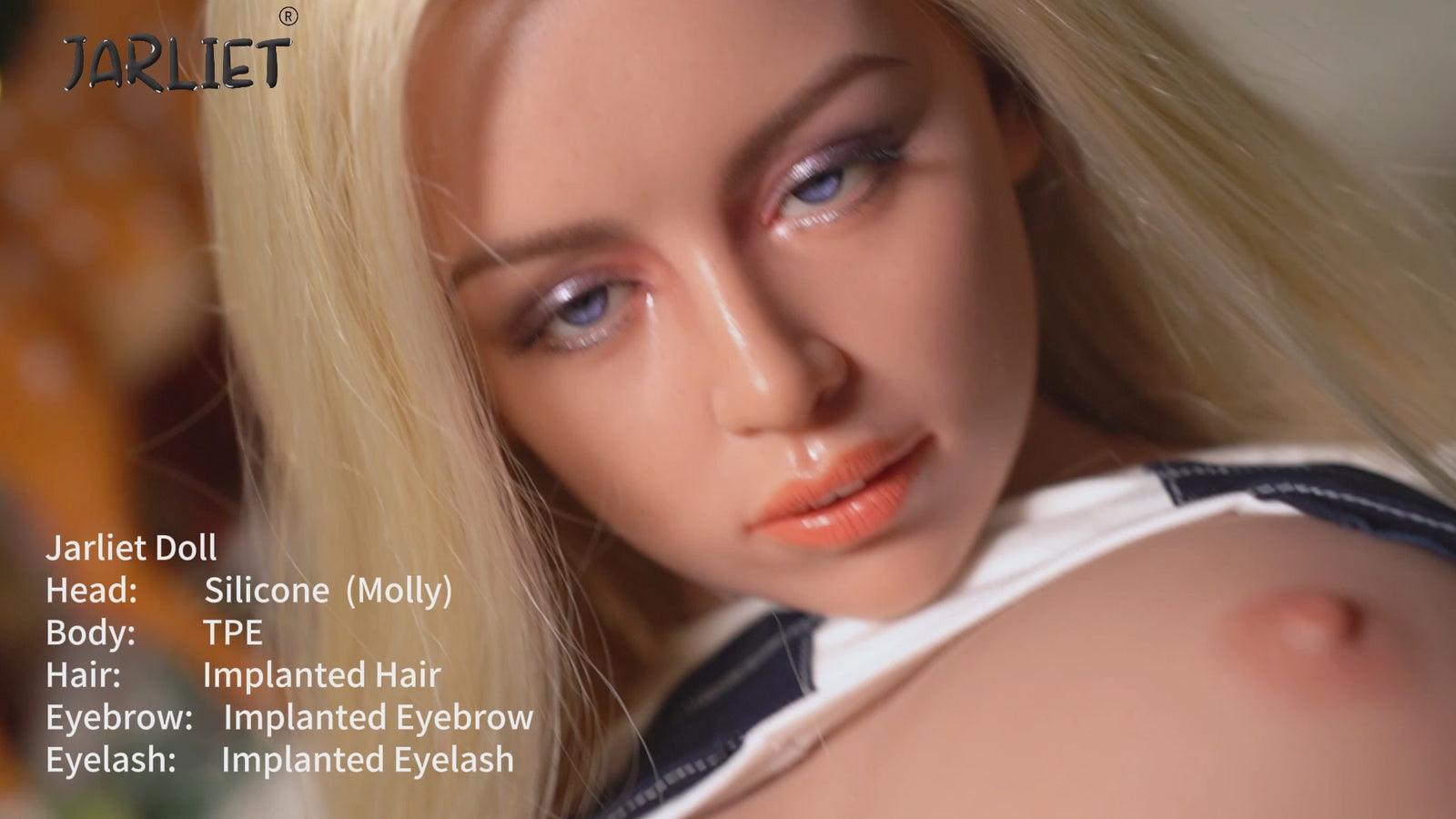 muchacha muñeca sexual (Jarliet 148cm E-Cup TPE+Silicona)