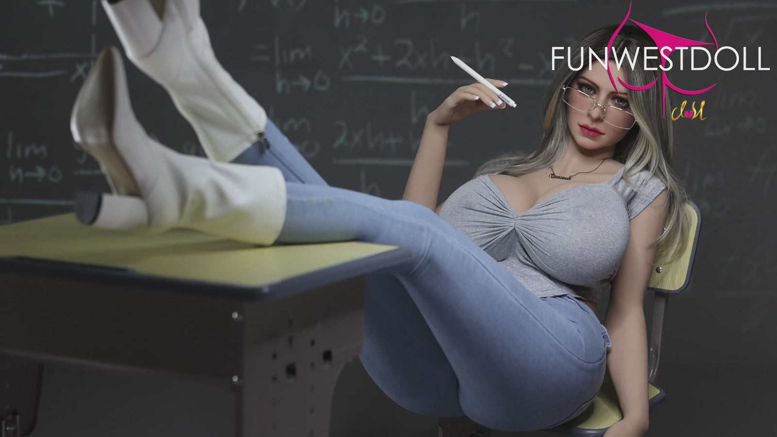 Boneca sexual Zoey (FunWest Doll Copa K de 165 cm #034 TPE)