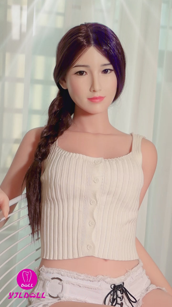 liu li muñeca sexual (YJL Doll 166cm Copa B #824 TPE+Silicona)