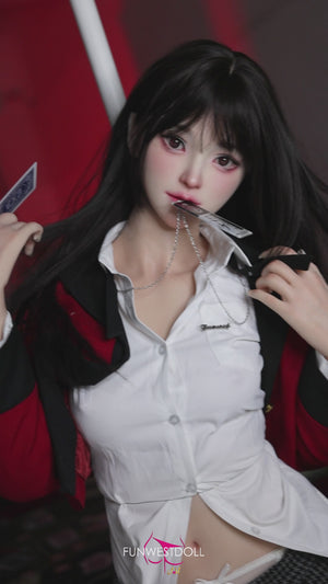 Yumeko Jabami muñeca sexual (FunWest Doll 159cm A-CUP #038S Silicone)