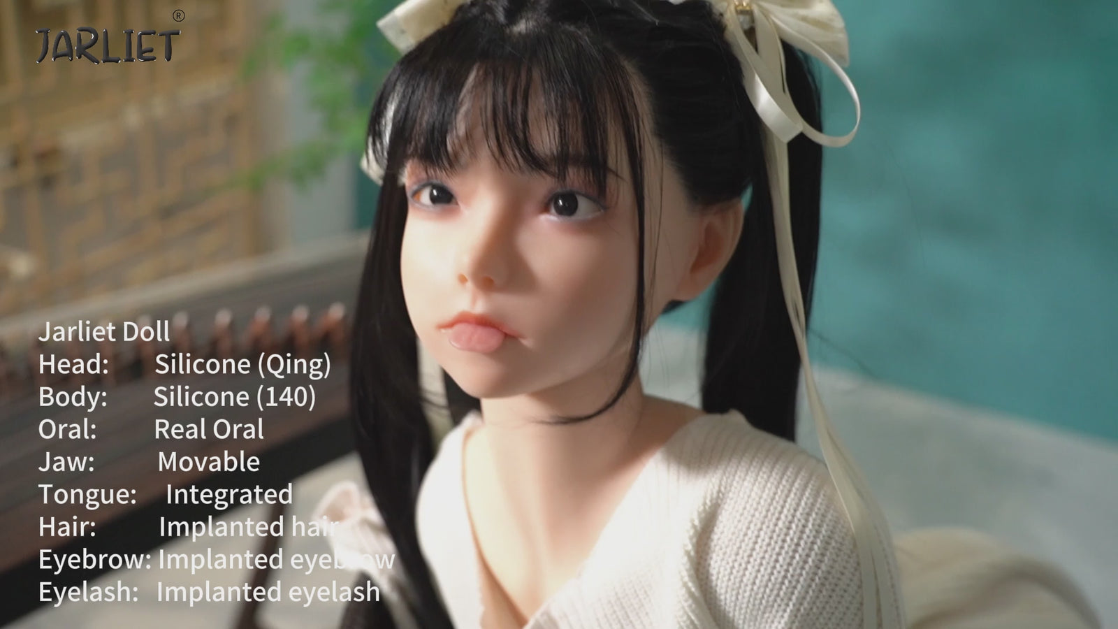 Boneca sexual Qing (Jarliet Silicone de copa C de 140cm)