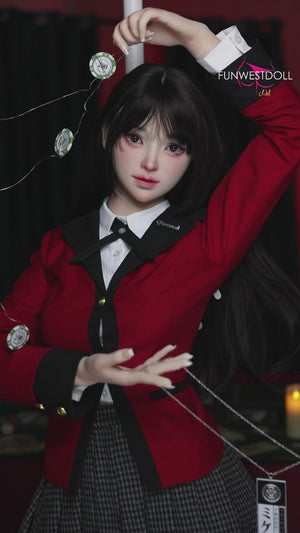 Yumeko Jabami muñeca sexual (FunWest Doll 159cm A-CUP #038S Silicone)
