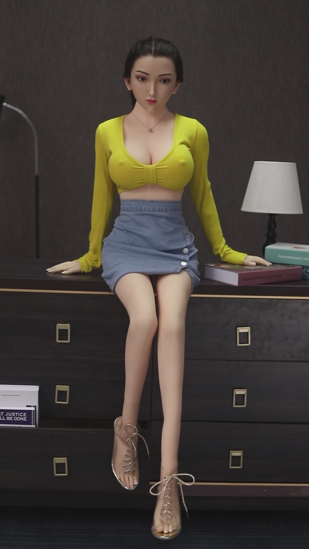 Boneca Sexual Fina (Jarliet Copo D de 150cm TPE+Silicone)