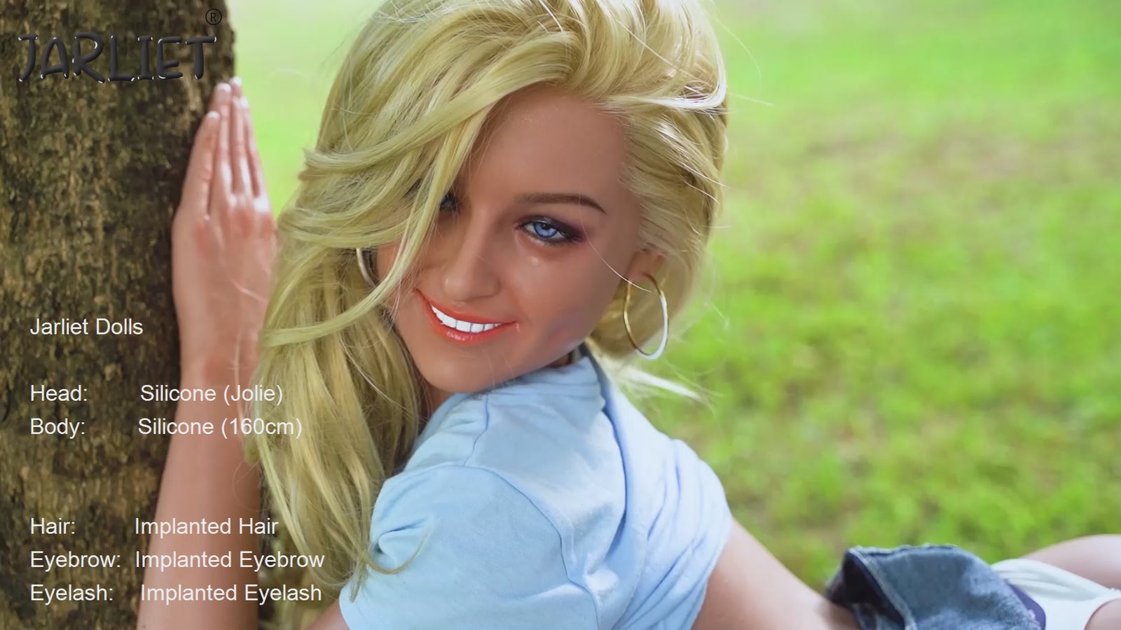 Boneca sexual Jolie (Jarliet Silicone com copo C de 160 cm)