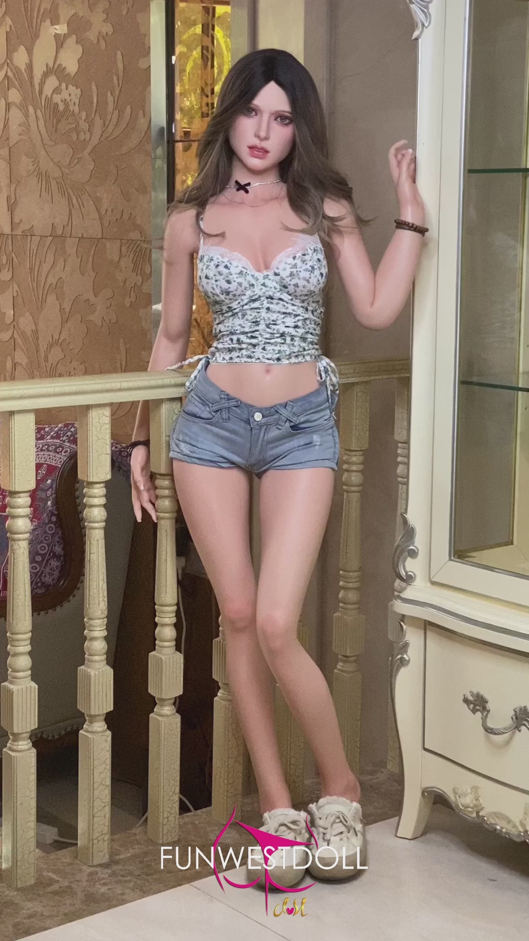 Alexa muñeca sexual (FunWest Doll 157cm D-CUP #045S Silicona)