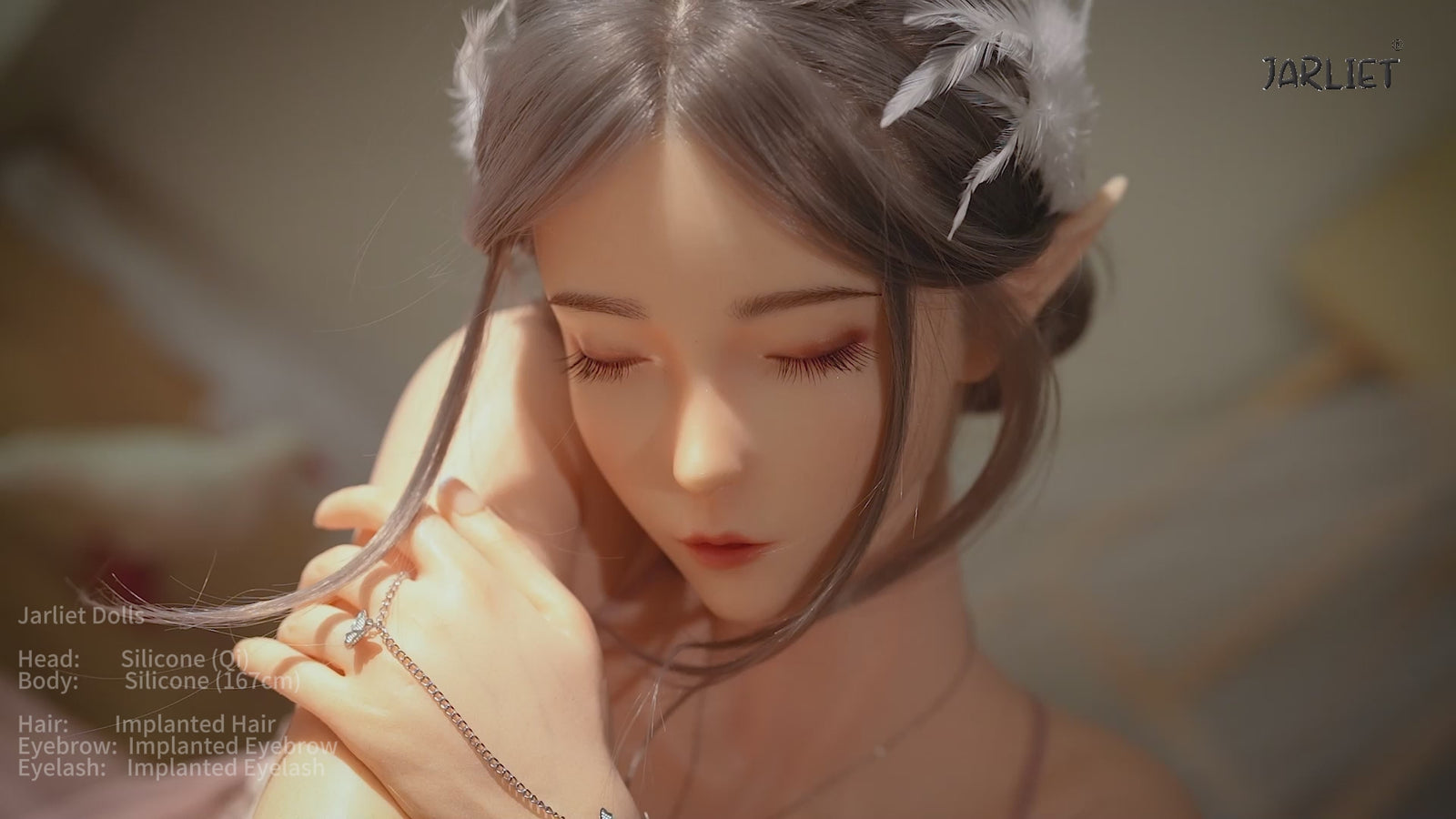 chi muñeca sexual (Jarliet 167 cm copa B de silicona)