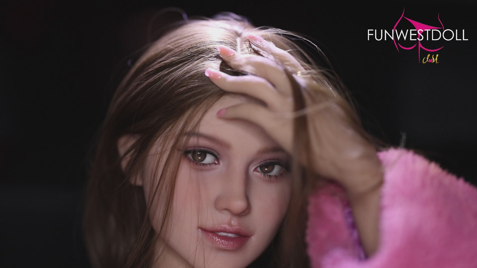 Boneca Sexual Rosa (FunWest Doll Copa F de 155 cm #043 TPE)