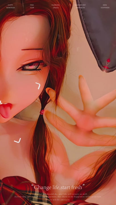 Iwata Mitsuki muñeca sexual (Elsa Babe 144 cm #AHR008 Silicona)
