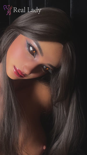 Boneca sexual gatinha (Real Lady 170cm c-cup s32 silicone)