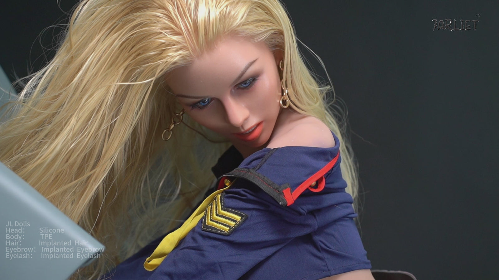 blanca muñeca sexual (Jarliet 148cm E-Cup TPE+Silicona)