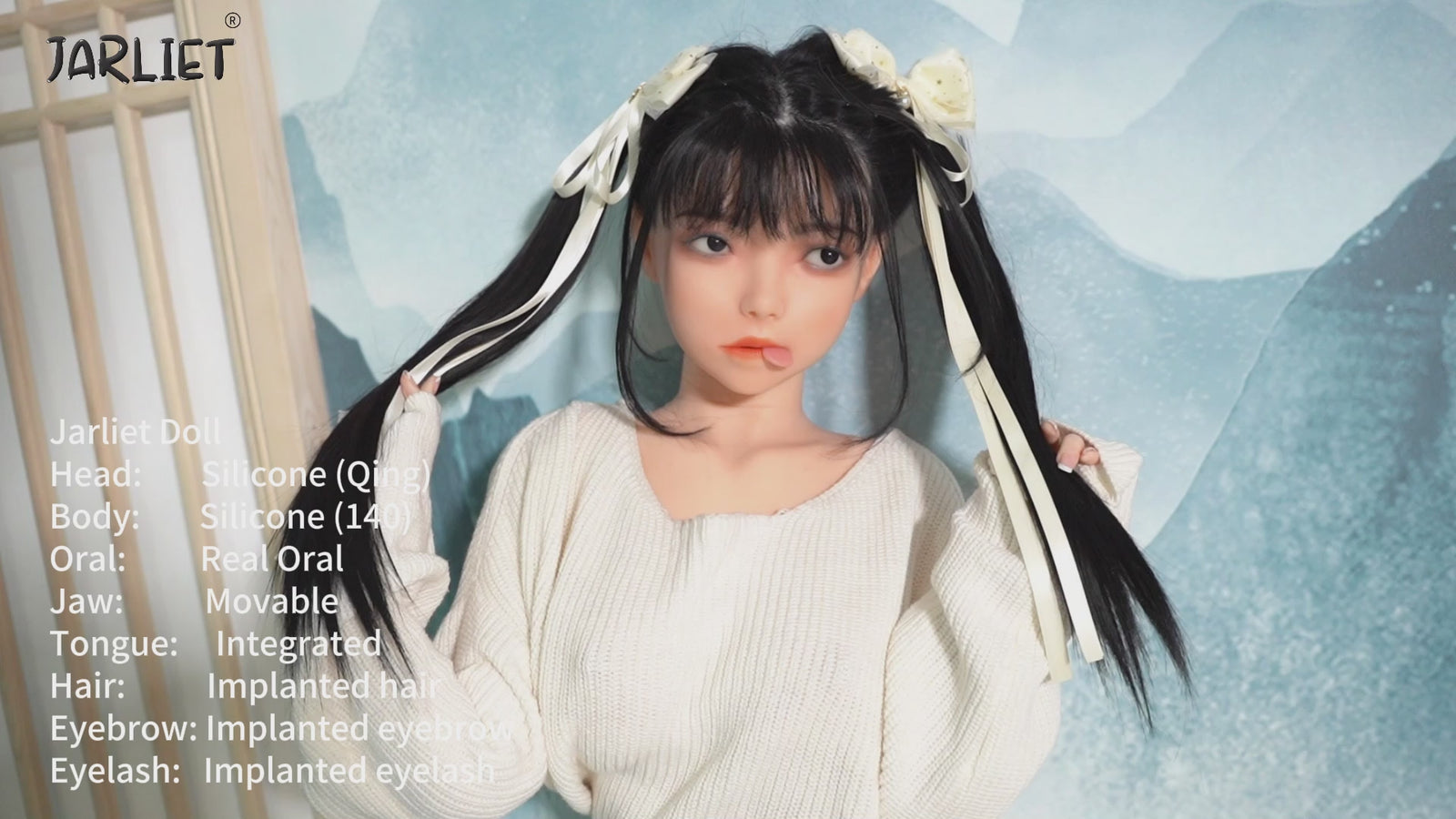 Boneca sexual Qing (Jarliet Silicone de copa C de 140cm)