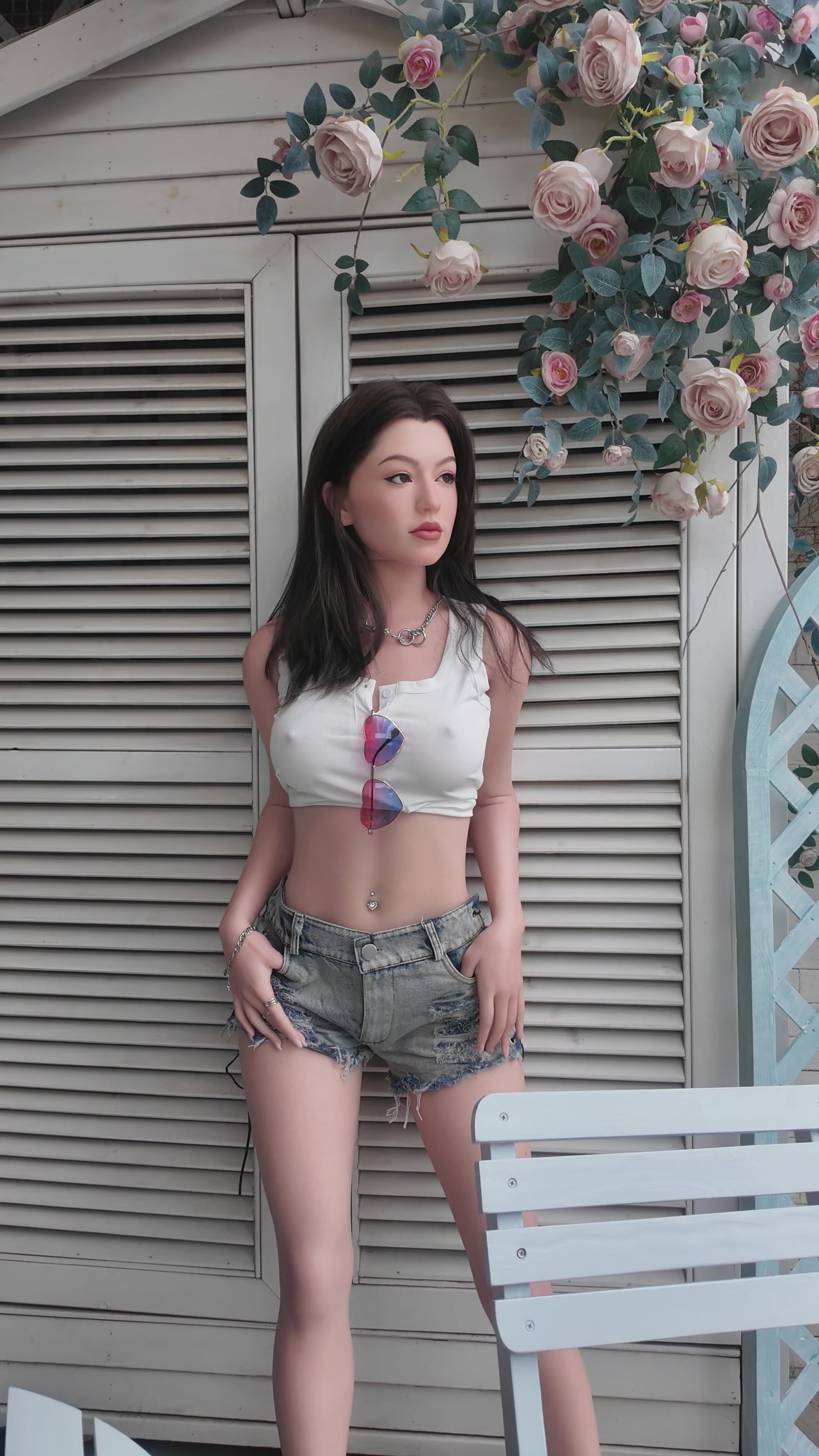 Boneca sexual Kayli (Zelex 162cm D-Cup GE47-1 Silicone)