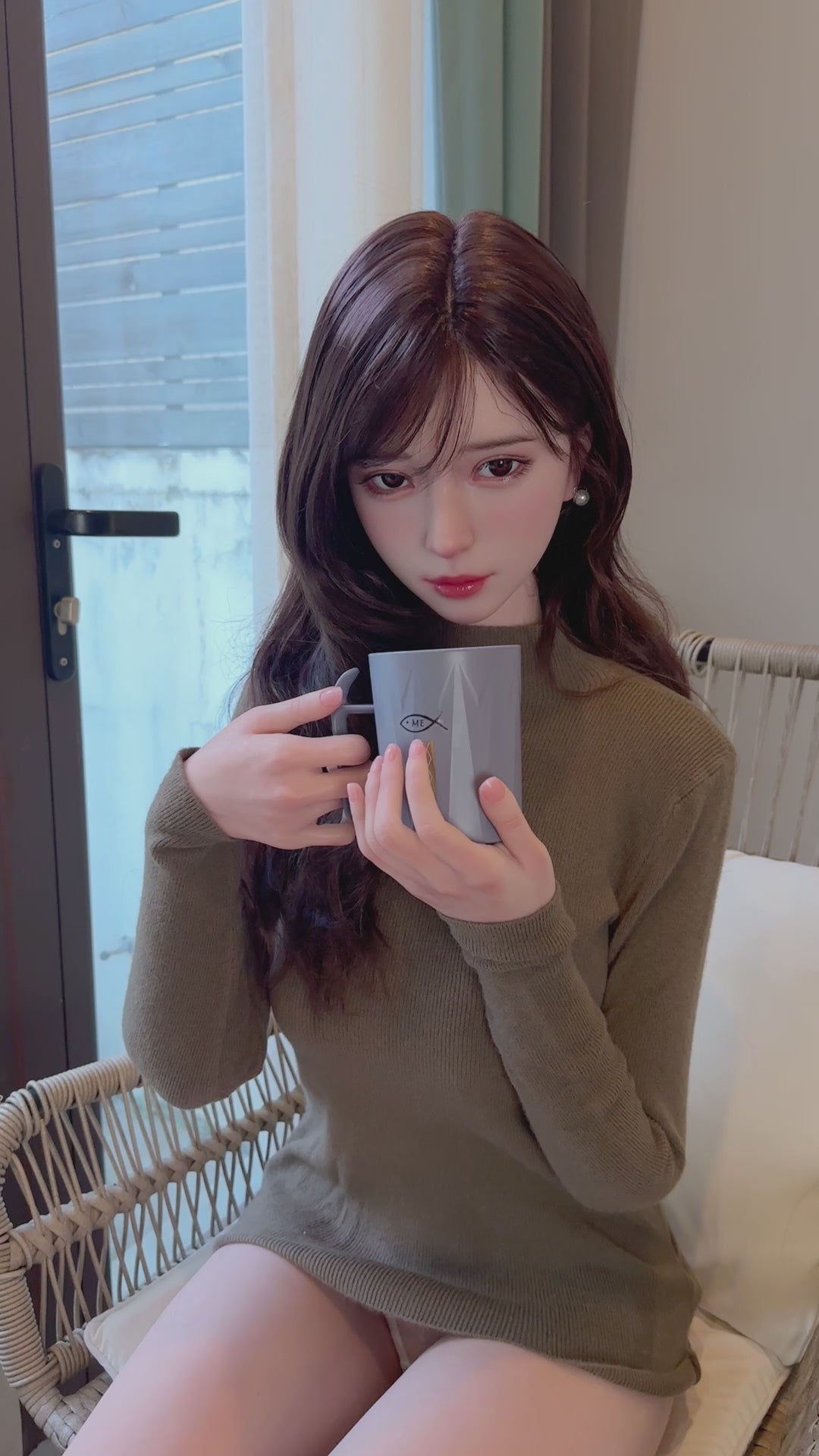 Uma boneca sexual (TOP CYDOLL Copo F de 168cm TPE+Silicone)