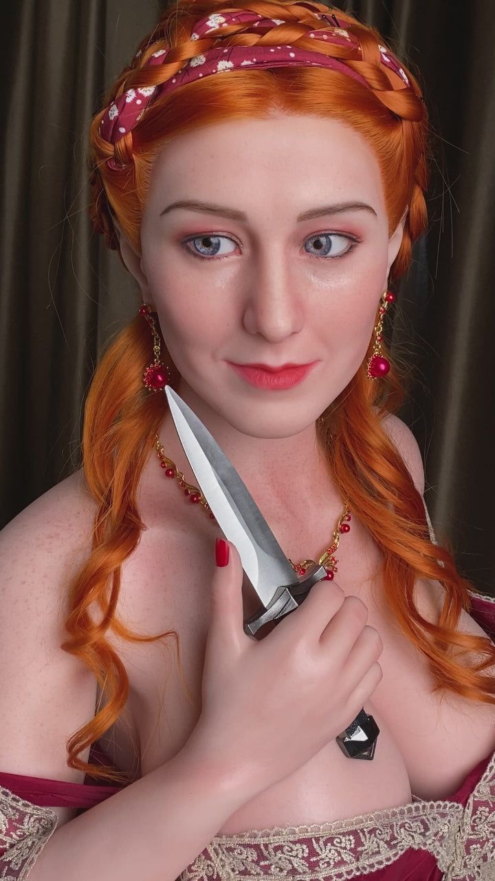 lucrecia muñeca sexual (Starpery Copa G de 165 cm (TPE+Silicona)