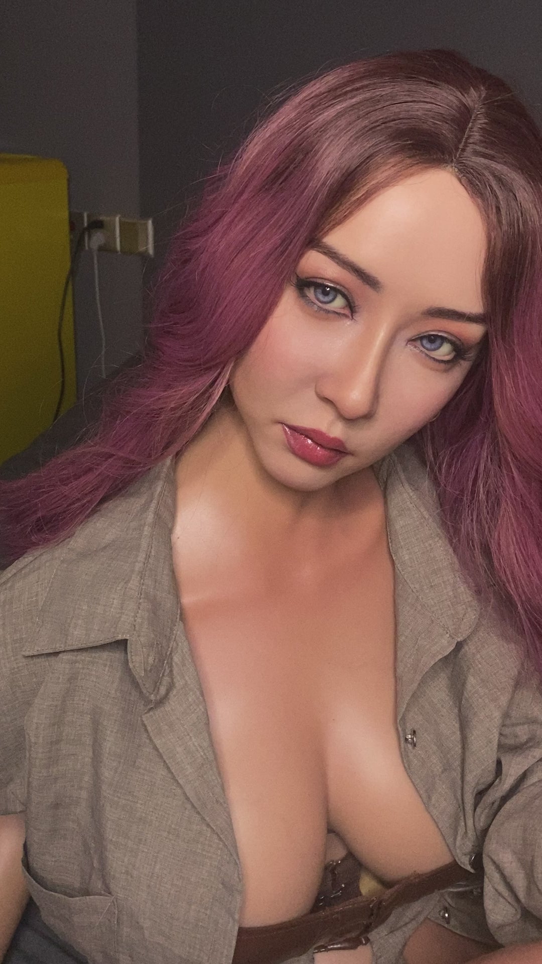 Víspera muñeca sexual (FanReal Doll 165 cm copa D de silicona)