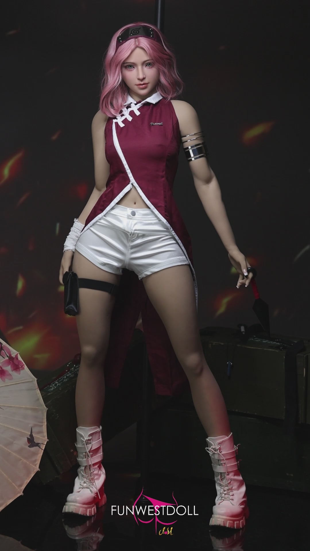 Boneca sexual Sakura Alice (FunWest Doll Copo A de 159cm #038 TPE)