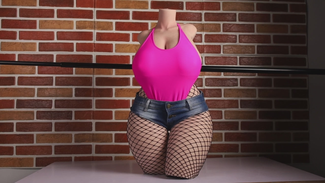 BBW Boneca sexual torso (Climax Doll Silicone ULW 80cm K-cup)