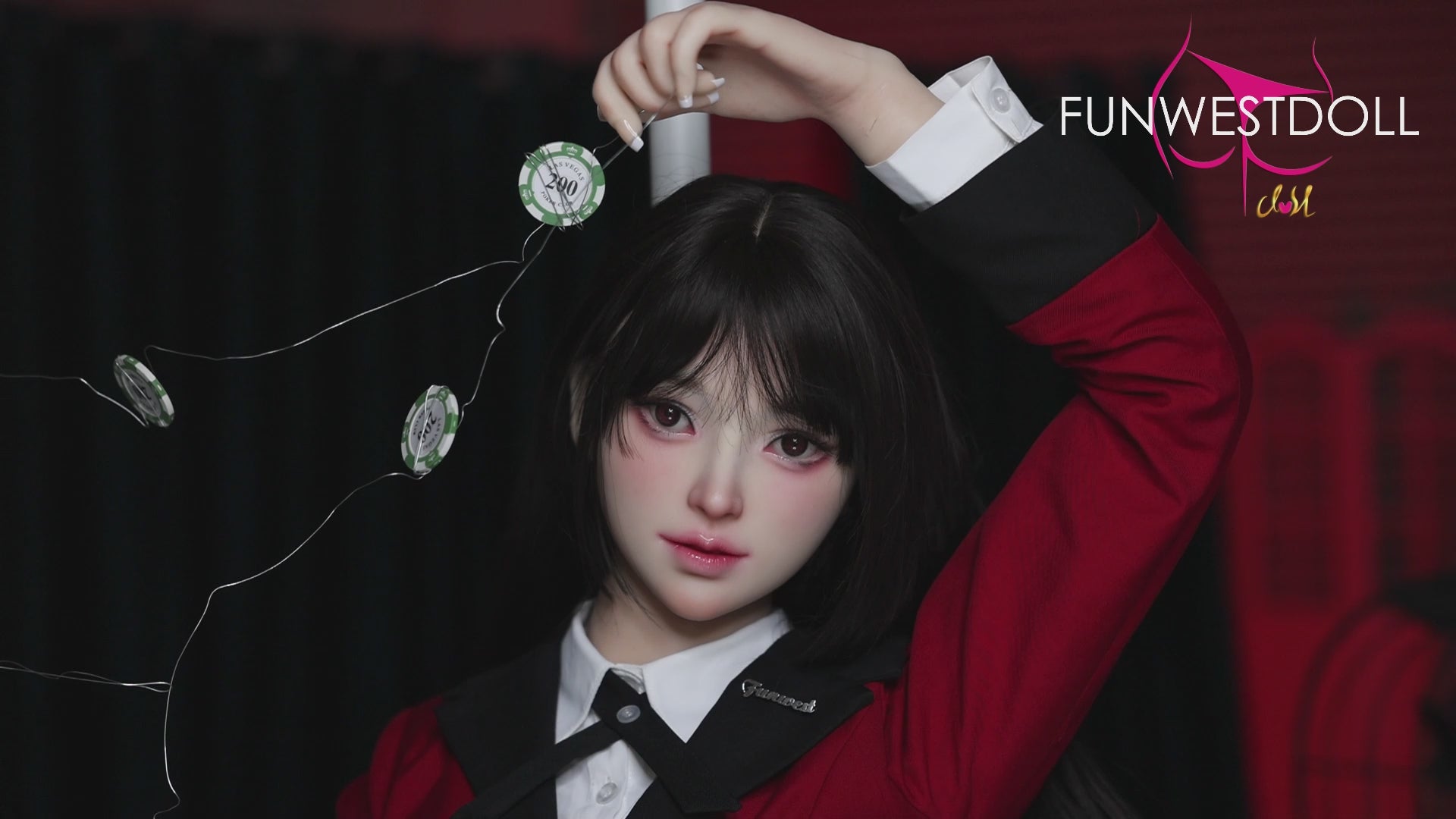 Yumeko Jabami muñeca sexual (FunWest Doll 159cm A-CUP #038S Silicone)