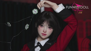 Yumeko Jabami muñeca sexual (FunWest Doll 159cm A-CUP #038S Silicone)