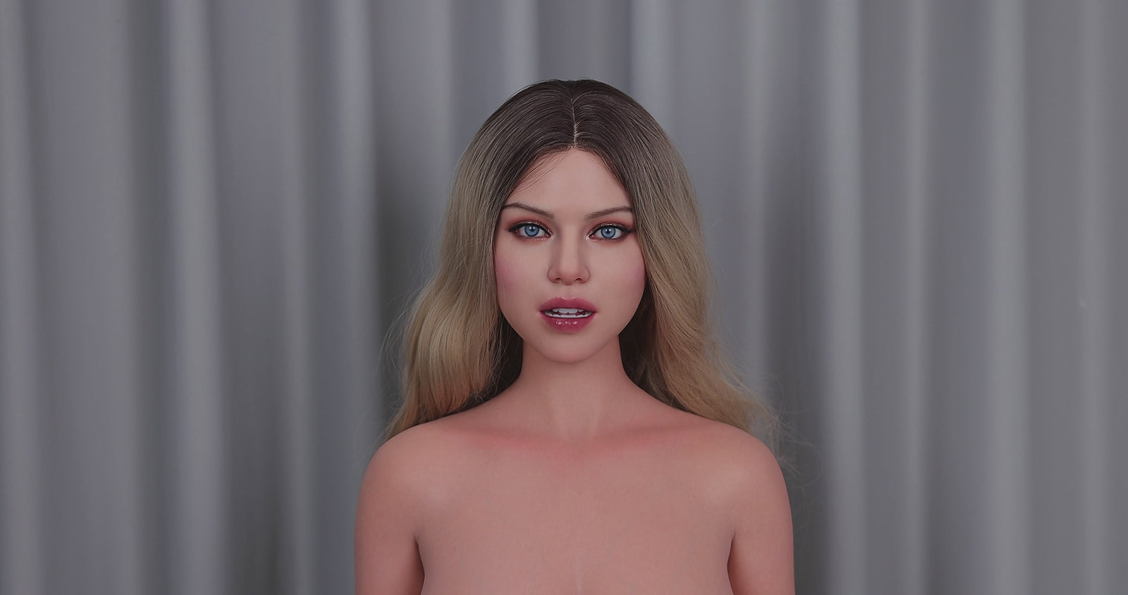 Boneca sexual Carlee Torso (FanReal Doll Silicone com copo F de 109 cm) EXPRESS