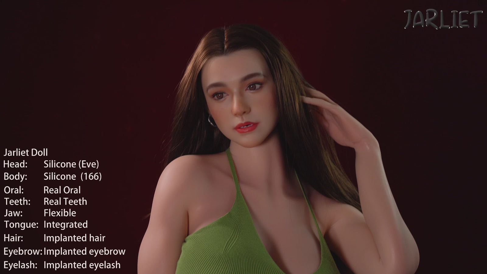 Boneca Sexual Eva (Jarliet Silicone para copo eletrônico de 163 cm)