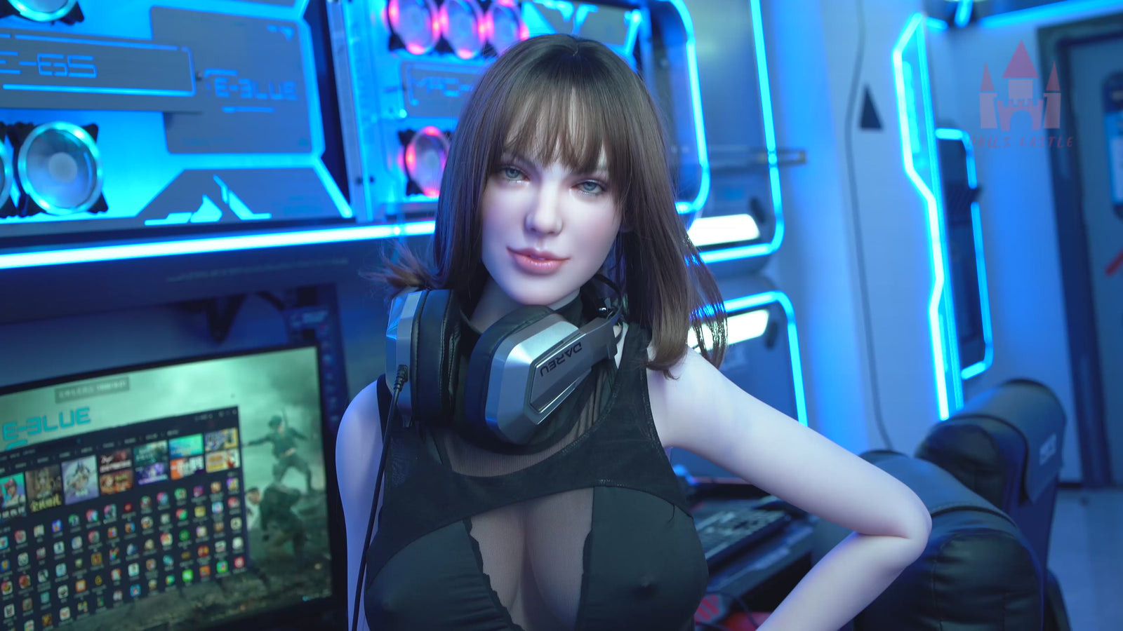 harriet muñeca sexual (Dolls Castle 168cm Copa G #S1 Silicona)